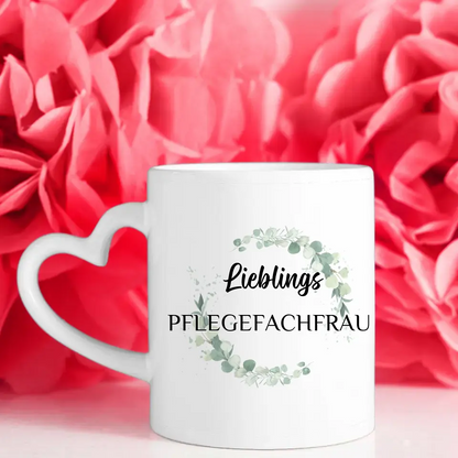 Tasse Becher Personalisiert Lieblings Pflegefachfrau mit Wunschtext