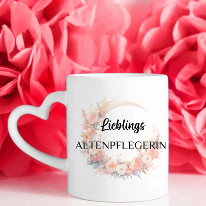 Geschenk Tasse personalisiert Lieblings Altenpflegerin mit Wunschtext