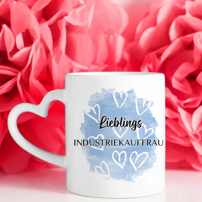 Dankeschöne Tasse Lieblings Industriekauffrau mit Wunschtext