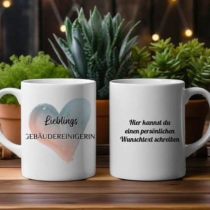 Kaffee Tasse Personalisiert Lieblings Gebäudereinigerin mit Wunschtext
