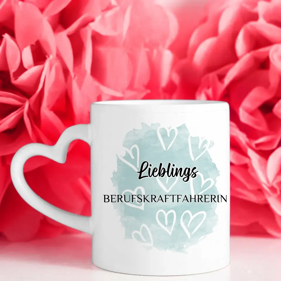 Kaffee Tasse Personalisiert Lieblings Berufskraftfahrerin mit Wunschtext
