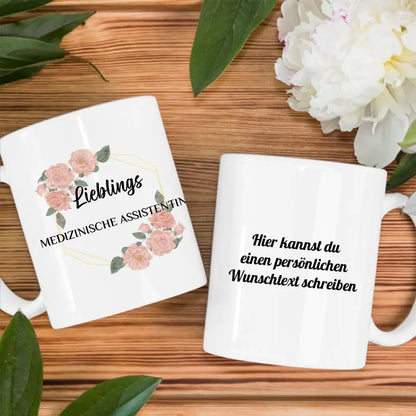 Dankeschöne Tasse Lieblings Medizinische Assistentin mit Wunschtext