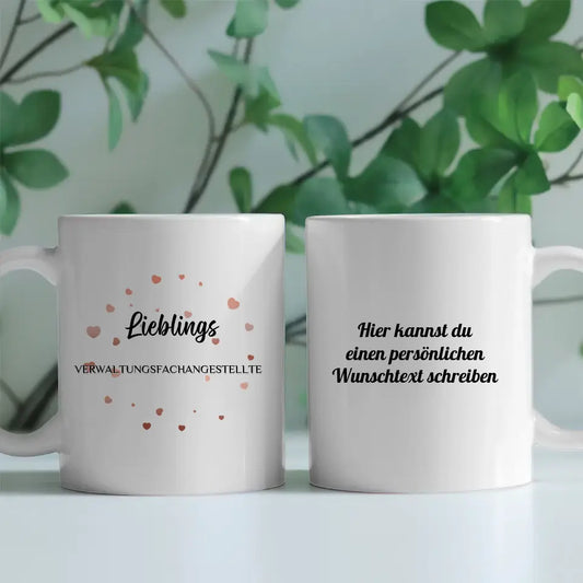 Tasse zum Geburtstag Lieblings Verwaltungsfachangestellte mit Wunschtext