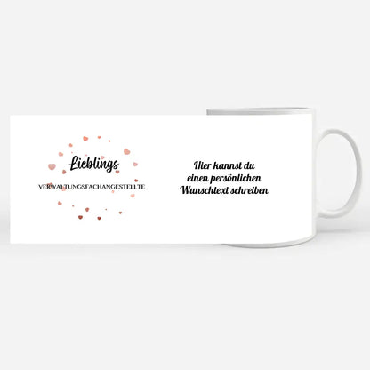 Tasse zum Geburtstag Lieblings Verwaltungsfachangestellte mit Wunschtext
