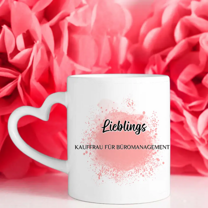 Kaffee Tasse Personalisiert Lieblings Kauffrau für Büromanagement mit Wunschtext