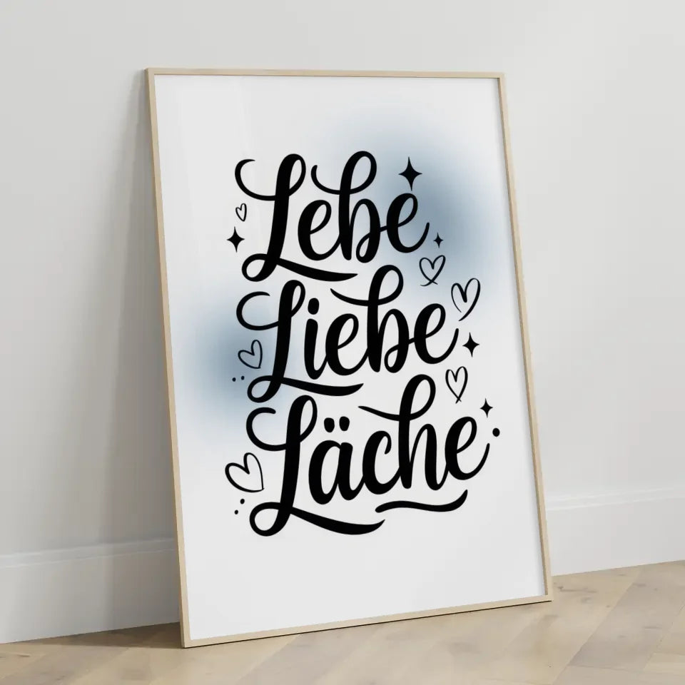 Strandposter mit bunten Schildern und Statements 3