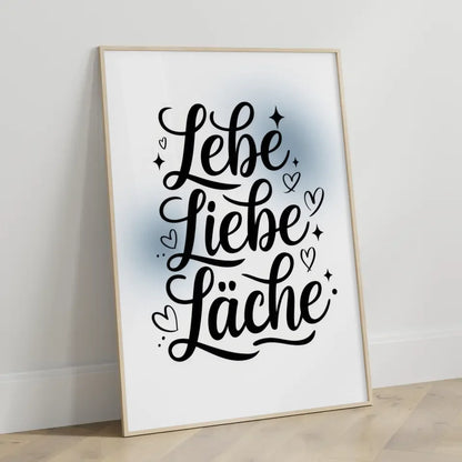 Strandposter mit bunten Schildern und Statements 3