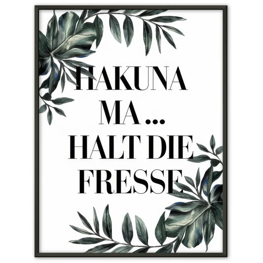 Bunte Schilder am Strand Poster mit Slogans für gute Laune