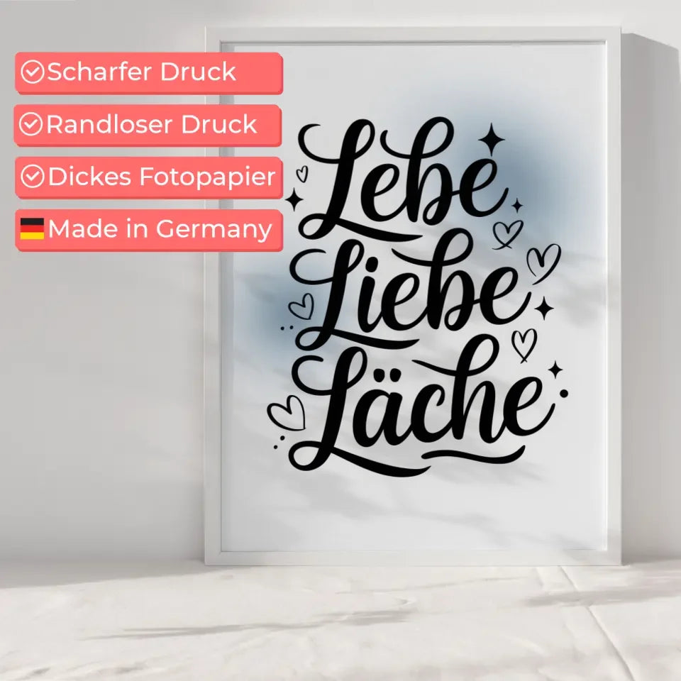 Strandposter mit bunten Schildern und Statements 6