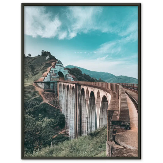 Wunderschönes Poster von der Nine Arches Bridge in Sri Lanka