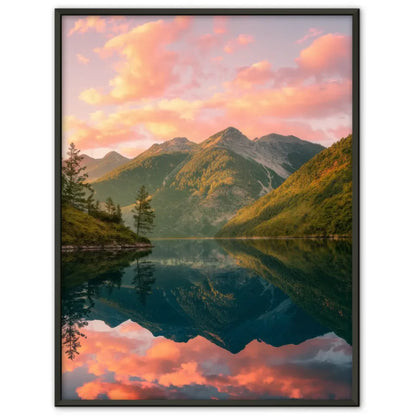 Poster Sonnenaufgang am See für eine bezaubernde Naturdekoration