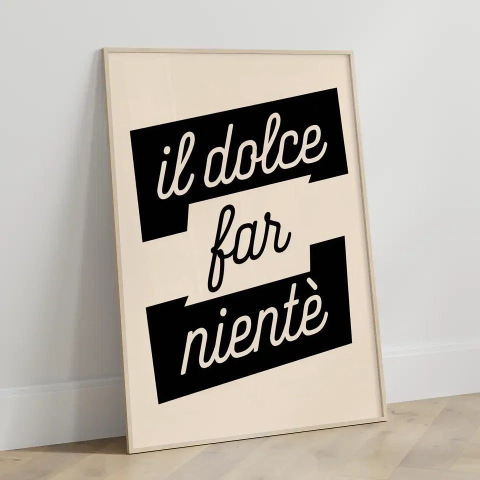 Poster Dream mit Herzen und Sternen auf hellblauem Hintergrund