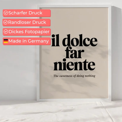 Poster Dream mit Herzen und Sternen auf hellblauem Hintergrund