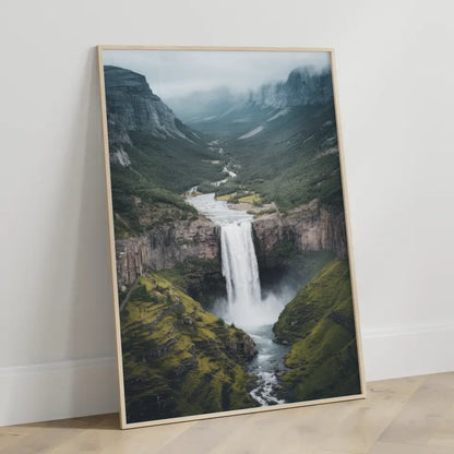 Vøringsfossen Poster Wasserfall Norwegen atemberaubendes Fotoposter kaufen