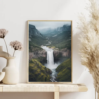Vøringsfossen Poster Wasserfall Norwegen atemberaubendes Fotoposter kaufen