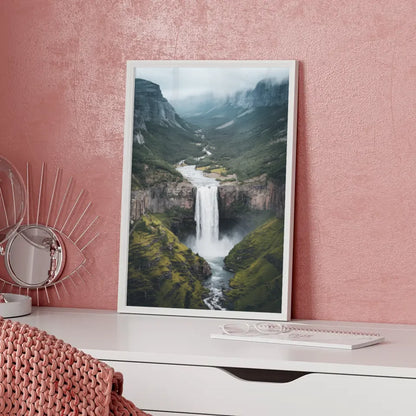 Vøringsfossen Poster Wasserfall Norwegen atemberaubendes Fotoposter kaufen