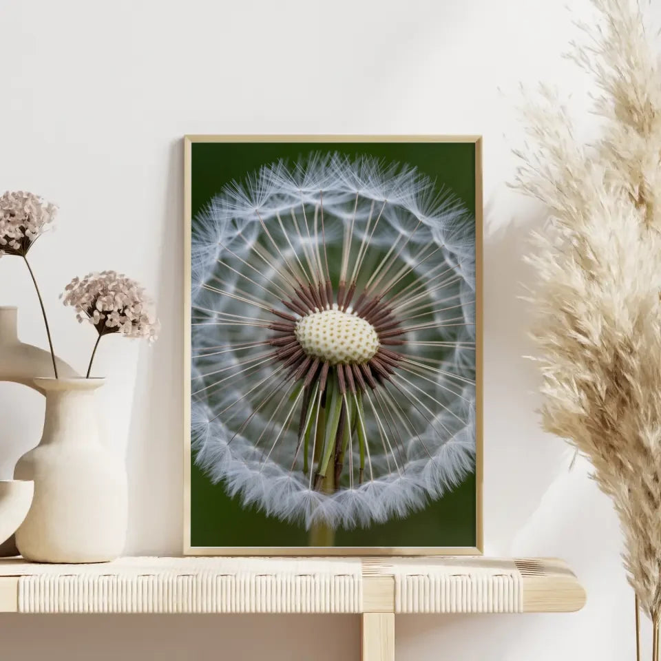 Eleganter Poster mit weißen Pfingstrosen in Blüte für Ihr Zuhause