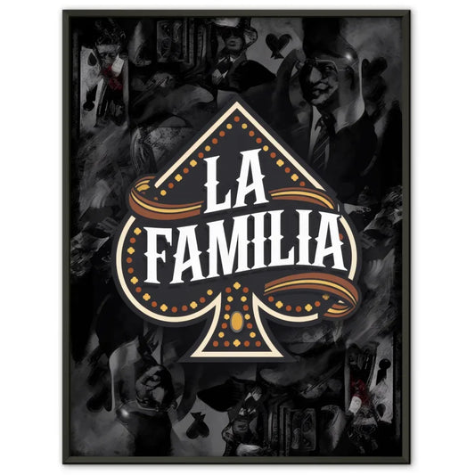 Löwen Poster mit Feuer Rauch Motiv und Zitat Niemals aufgeben