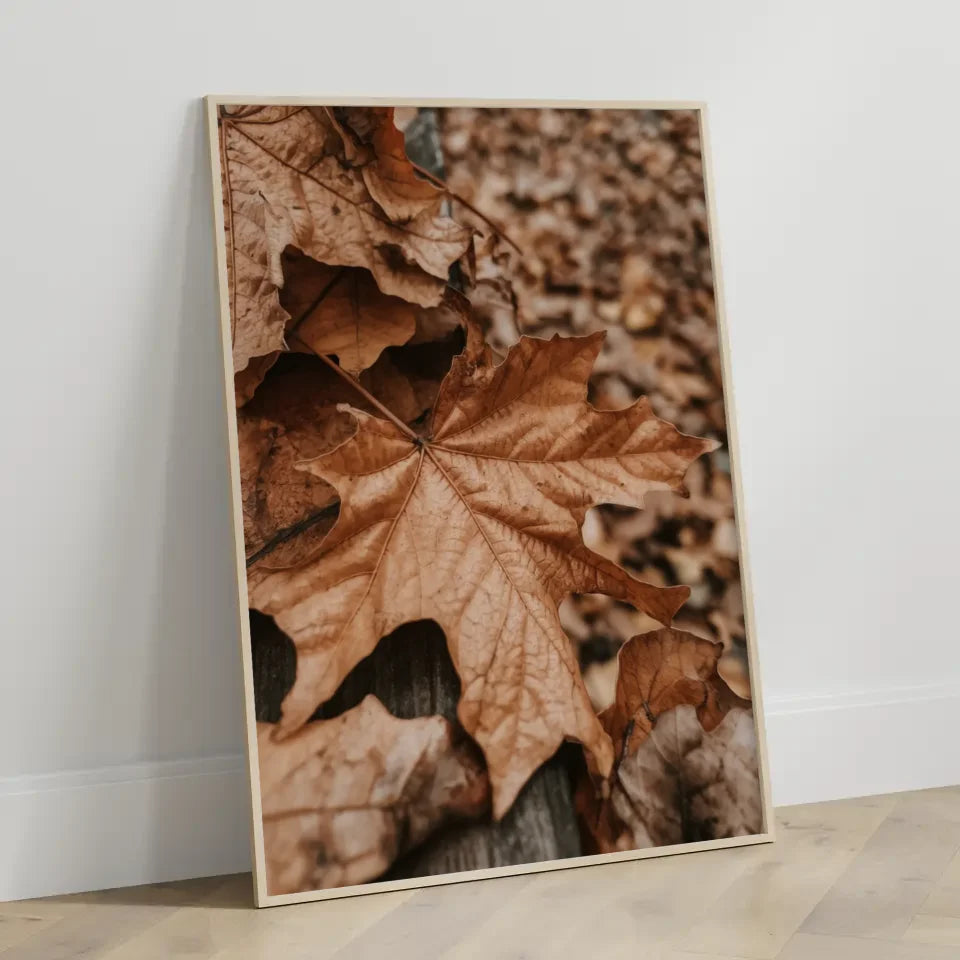 Minimalistisches Poster mit geometrischen Formen in Beige und Schwarz