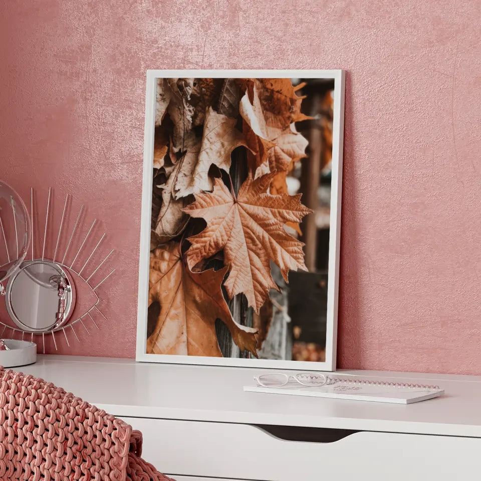 Minimalistisches Poster mit geometrischen Formen in Beige und Schwarz