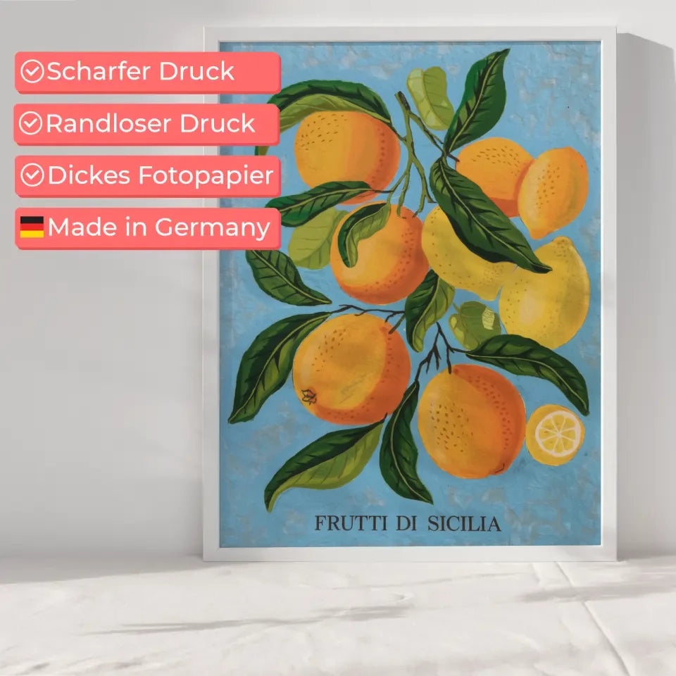 Bunte Schilder am Strand Poster mit Slogans für gute Laune