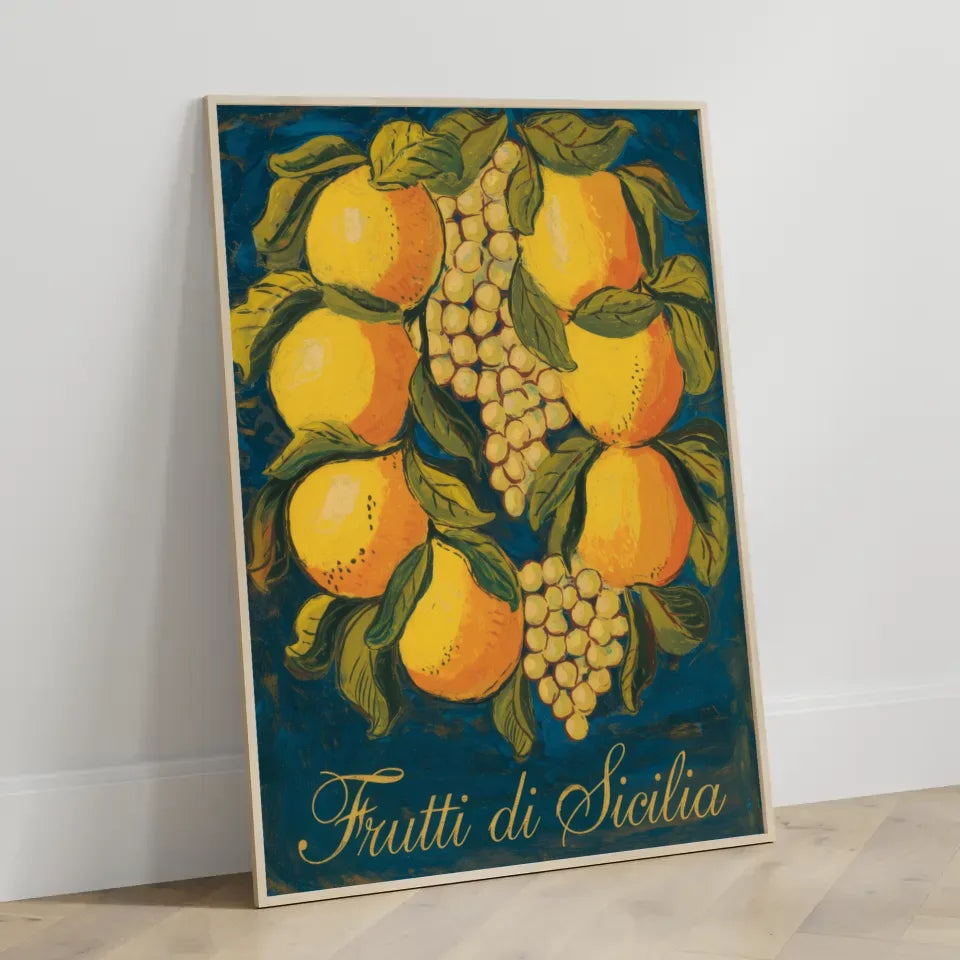 Bunte Schilder am Strand Poster mit Slogans für gute Laune