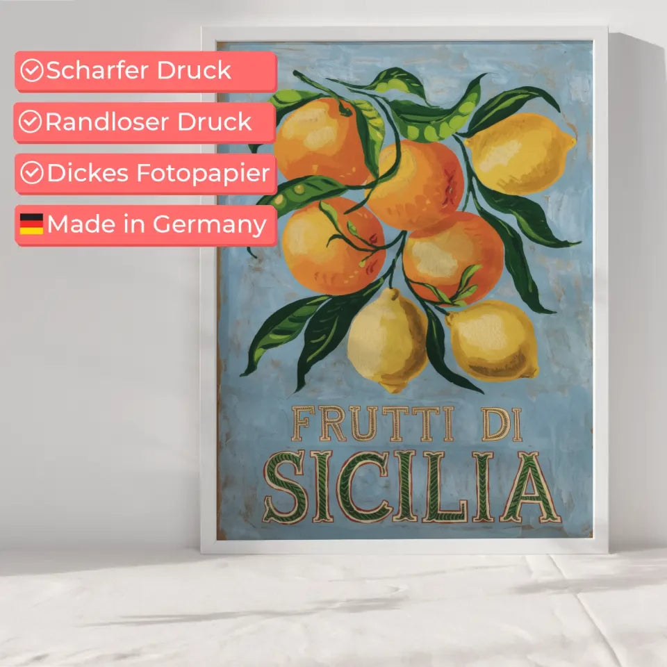 Bunte Schilder am Strand Poster mit Slogans für gute Laune