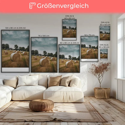 Poster Dein Lächeln steht dir gut Aquarellspritzer in Blau Rosa