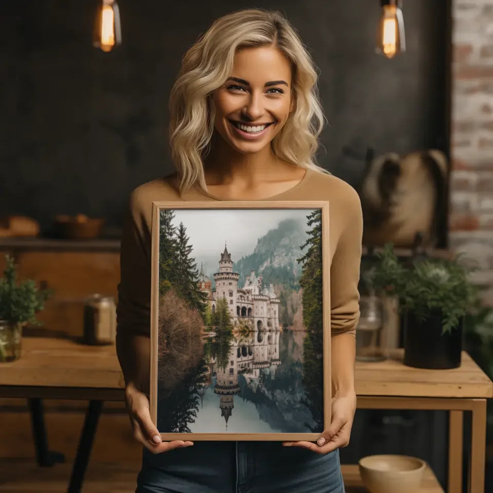 Poster von der Nine Arches Bridge im Grünen von Sri Lanka kaufen