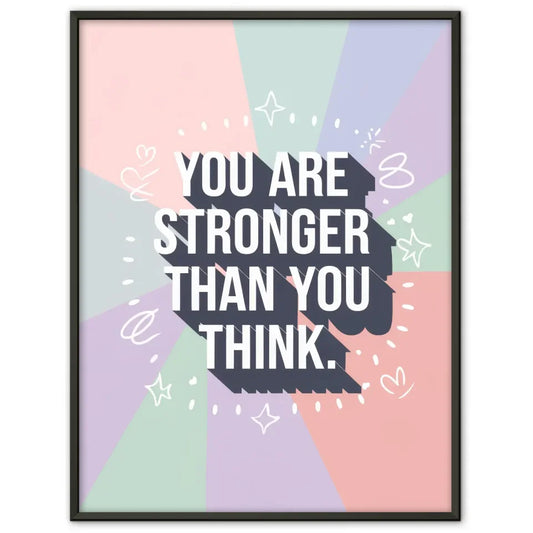 Inspirierender Poster mit Zitat in Pastell Farben für Motivation