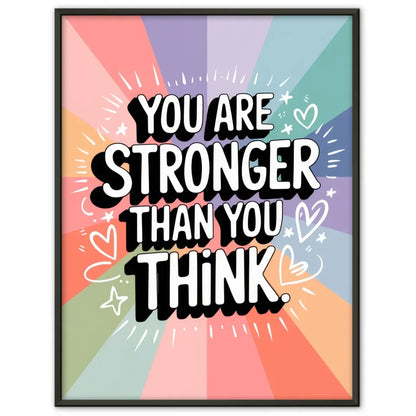 Motivierendes Poster mit Pastellfarben und inspirierendem Zitat