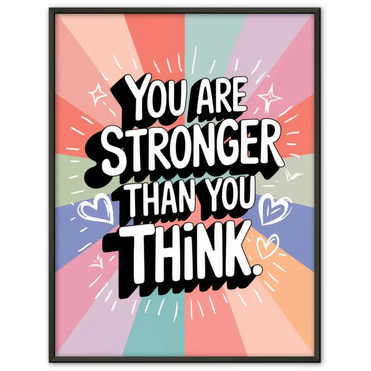 Motivierendes Poster mit elegantem Zitat in Pastellfarben gestalten