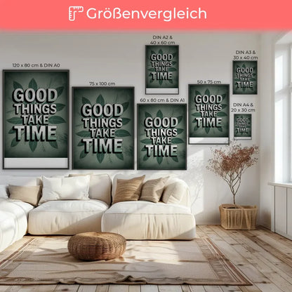 Inspirierendes Poster Mach mehr von dem was dich glücklich macht