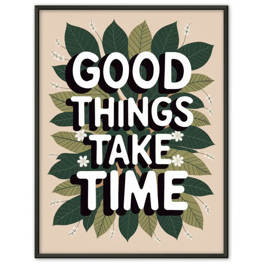 Inspirierendes Poster Mach mehr von dem was dich glücklich macht