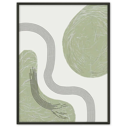 Lebendige Farben: Abstraktes Poster für dein Zuhause - Perfectly Imperfect 1