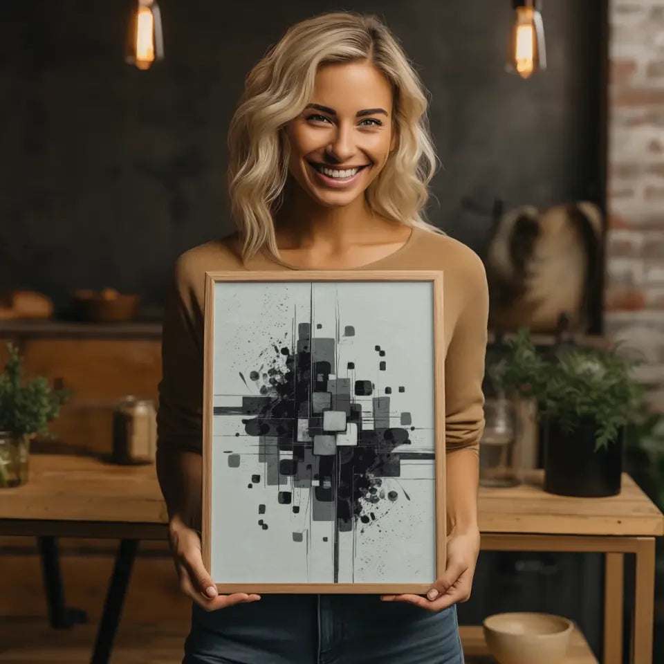 Kreatives Wandposter für inspirierende Raumgestaltung 2