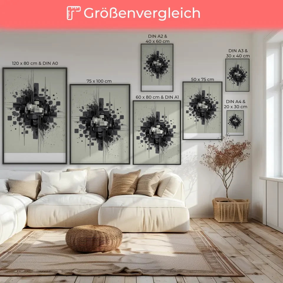 Kreatives Wandposter für inspirierende Raumgestaltung 7