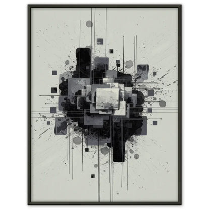 Geometrischer Bogen-Poster in Beige und Braun mit modernem Konzeptrahmen 1