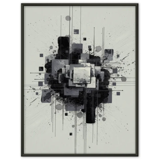 Geometrischer Bogen-Poster in Beige und Braun mit modernem Konzeptrahmen 1