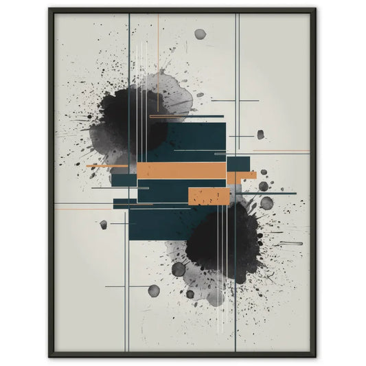 Modernes Poster in Schwarz und Weiß - Ganz Ehrlich Keine Ahnung 1