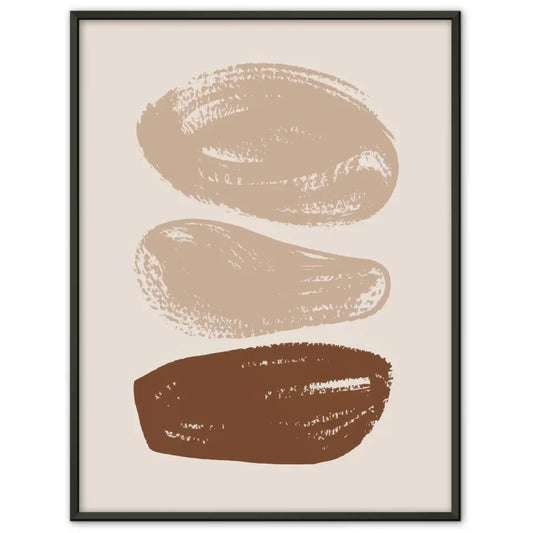 Modernes Design Poster Ganz Ehrlich, Keine Ahnung – Schwarz und Weiß 1