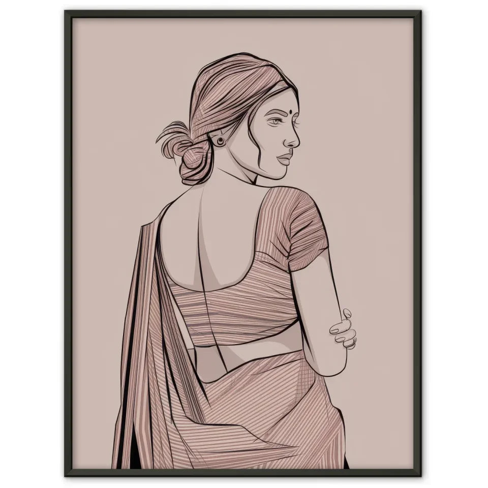 Kreatives Raumgestaltungsposter in fließenden Farben: Weiß, Blau, Pfirsich 1