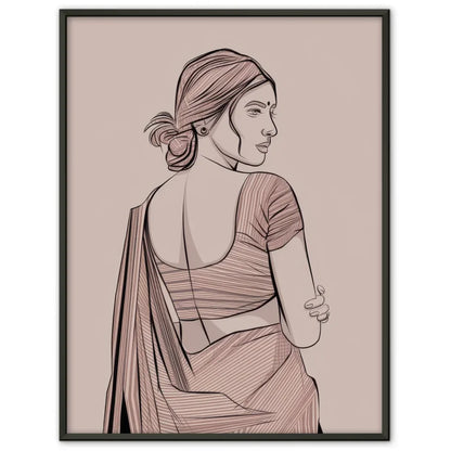 Kreatives Raumgestaltungsposter in fließenden Farben: Weiß, Blau, Pfirsich 1