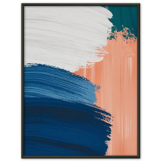 Kreatives Retro-Poster mit Händen und orangenem Kreis 1