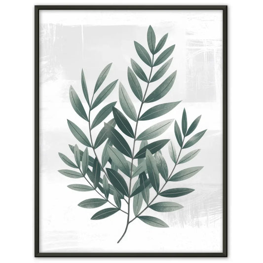 „Minimalistisches Aquarell-Poster: Kreativitätszitat mit Wald und rotem Baum“ 1