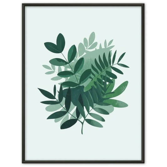 Geometrische Formen in Schwarz und Weiß Moderne abstrakte Poster 1