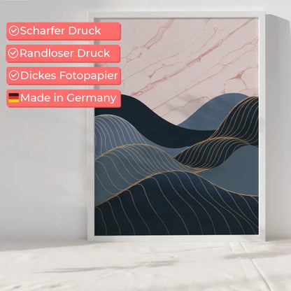 Minimalistisches Poster mit geometrischen Formen und Farbverlauf 6