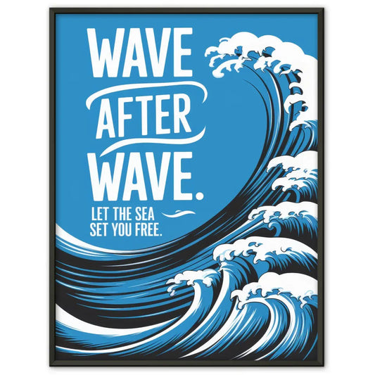 Kunstvolles Poster mit stilisierter Frauenillustration 1