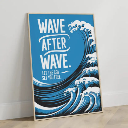 Kunstvolles Poster mit stilisierter Frauenillustration 3