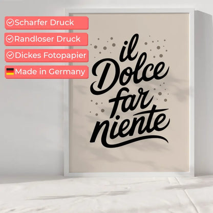 Poster mit inspirierendem Zitat für ein wertvolles Leben decorieren